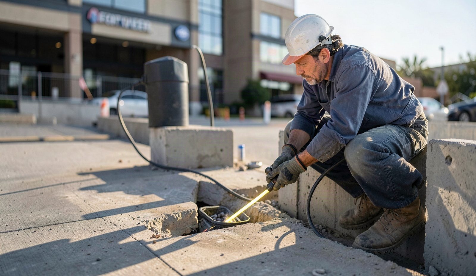 Commercial Sewer Line Repair in Fort Worth TX 76155