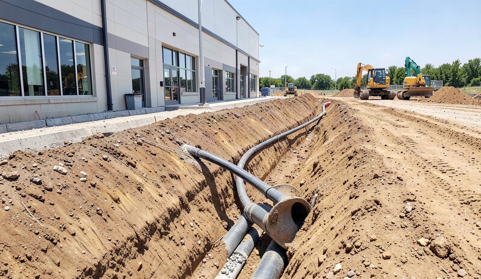 Commercial Sewer Line Repair in Fort Worth TX 76155