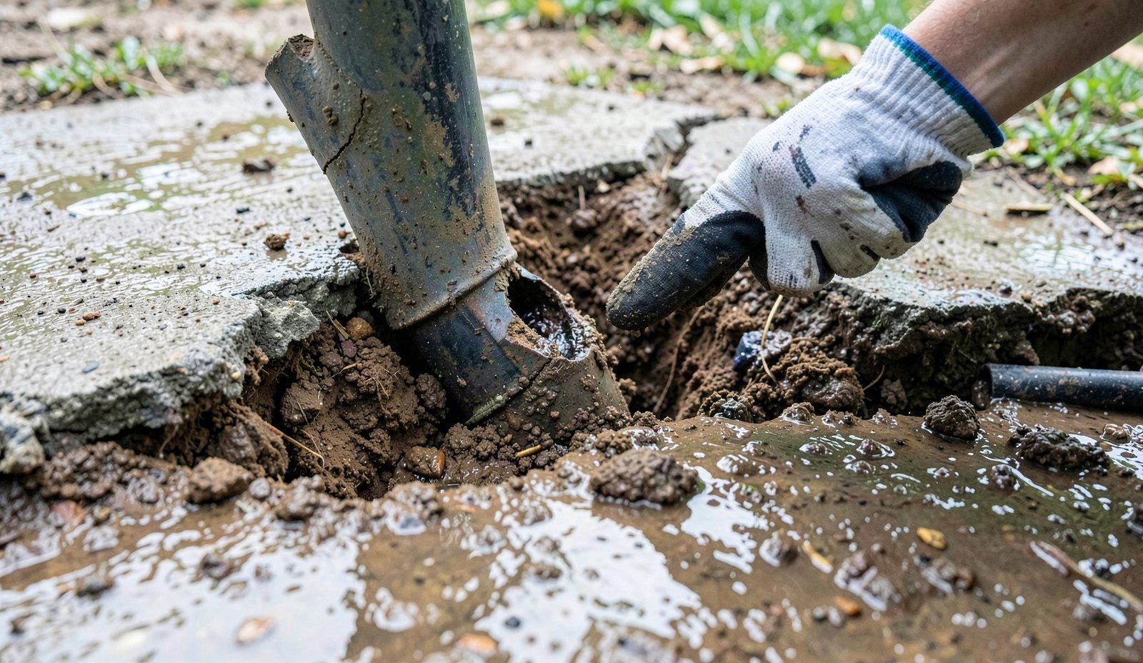 Main Water Line Break Repair in Fort Worth TX 76177