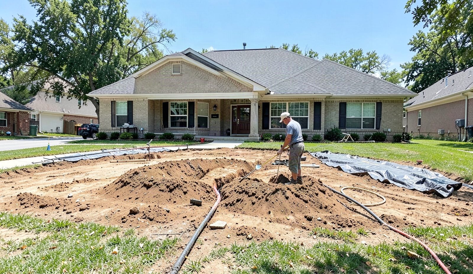 Main Water Line Break Repair in Fort Worth TX 76177