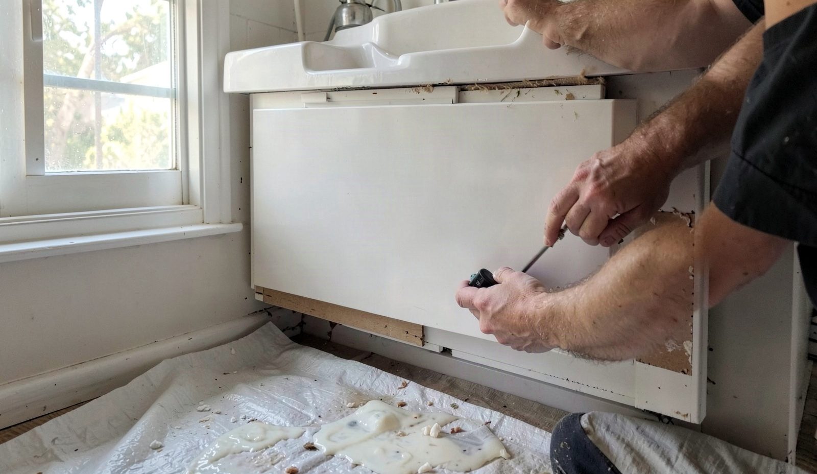 Mold in Bathroom Cabinets in Fort Worth TX 76131